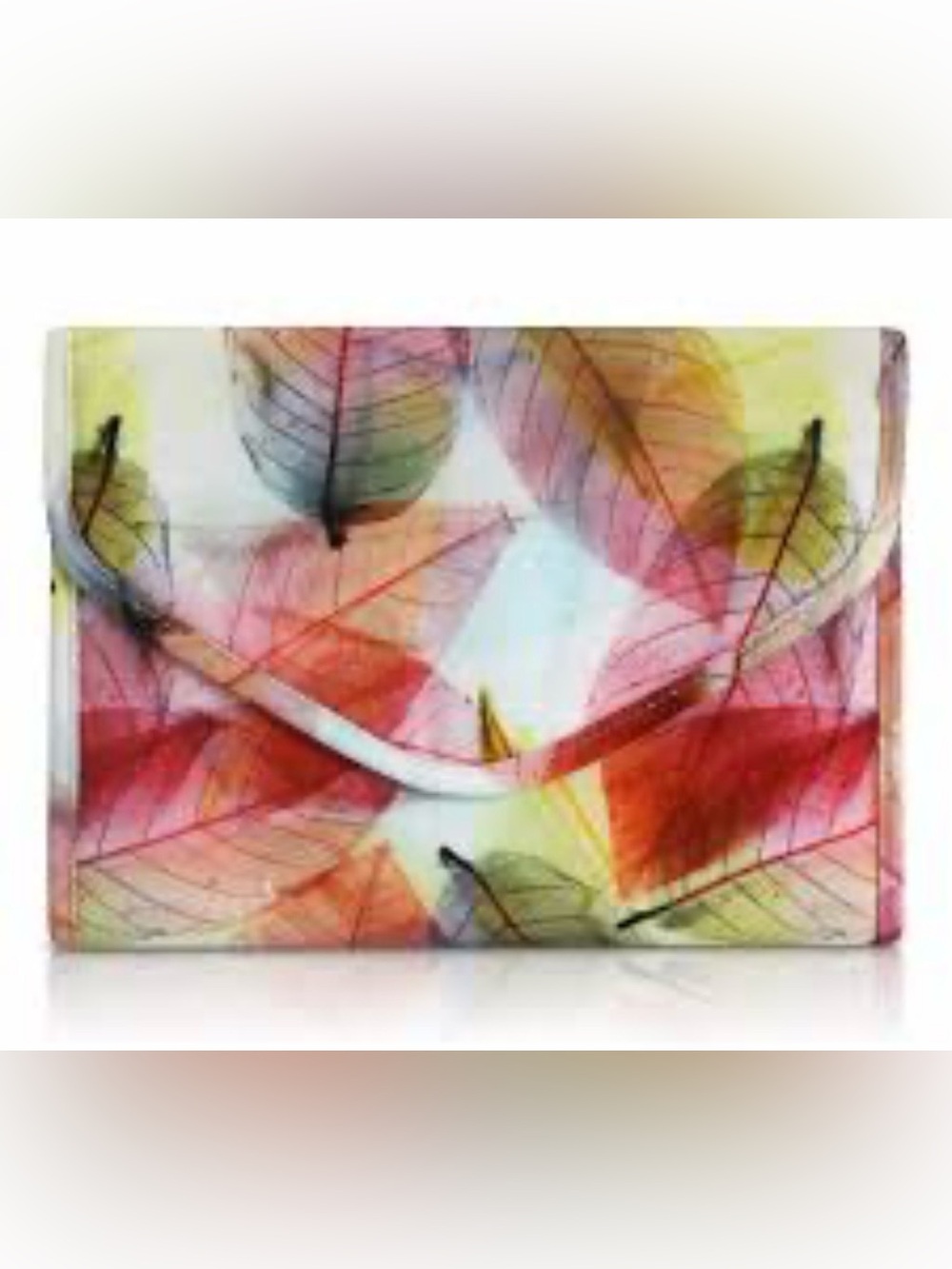 Brelox Jewelry Organizer Case in the Multi-Color Leaves pattern